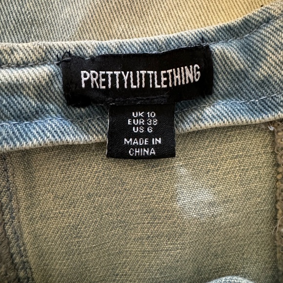 Pretty Little Thing Denim Dress US 6 - Picture 5 of 5